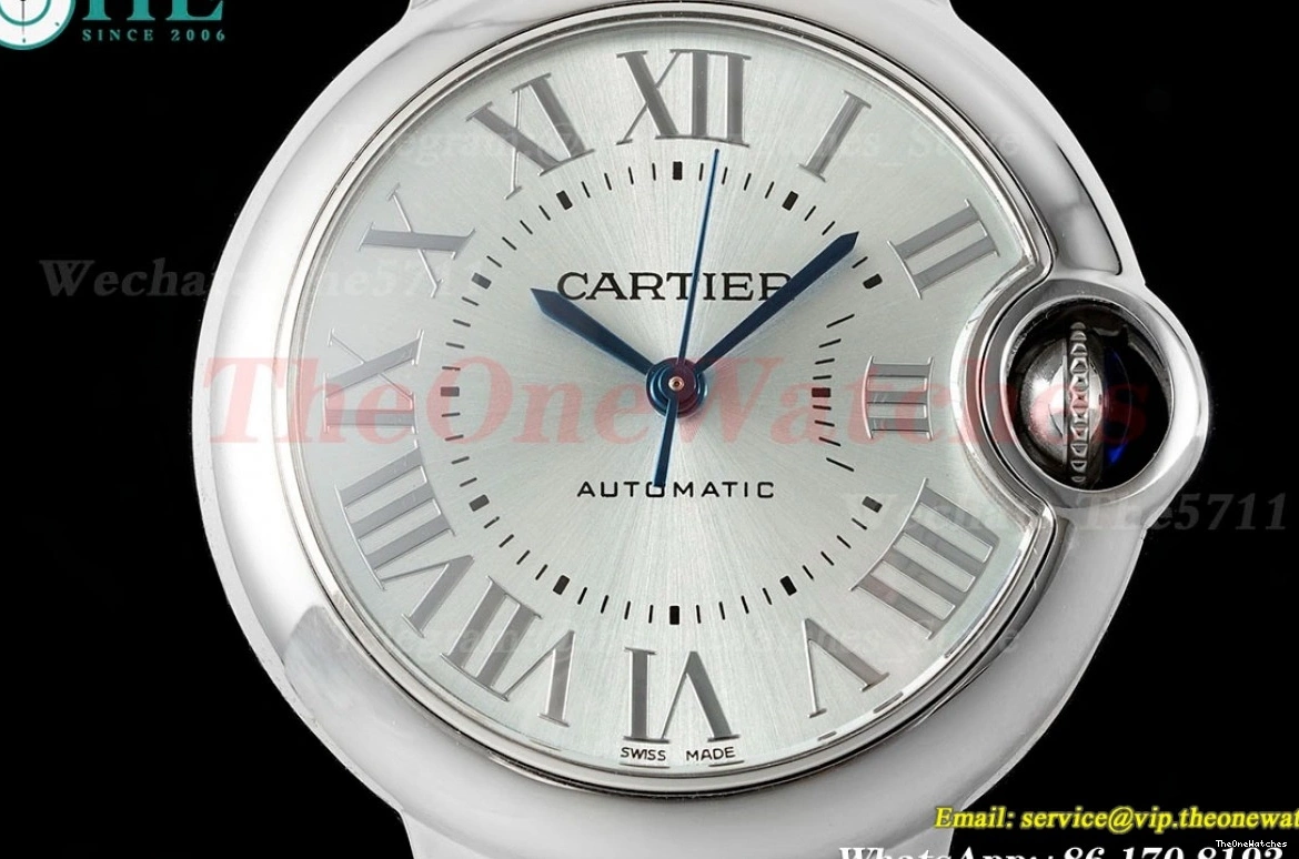SS De SS Bleu NH05 Cartier AF Dial 33mm Light Ballon Blue 1211